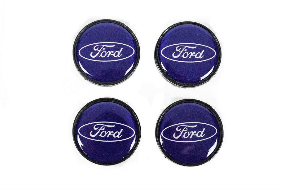 Ford Sredinske kapice za platišča 53/51 mm modre frd5351bl (4 kos) Image