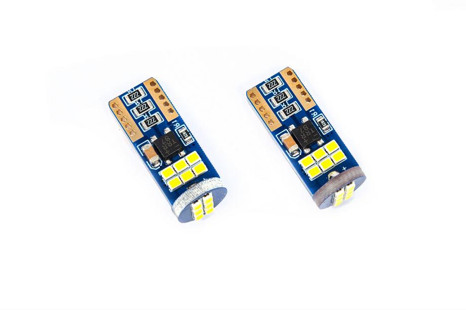 Signalna žarnica Niken W5W 12V 18 LED (2 kos) V-1 Fotografija 3