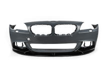 BMW serija 5 F10/F11 2010–2016 Lip spojler sprednjega odbijača DPT Lip V-1 (za M-Performance, sijajno črna) fotografija 7
