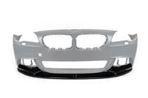 BMW serija 5 F10/F11 2010–2016 Lip spojler sprednjega odbijača DPT Lip V-1 (za M-Performance, sijajno črna) fotografija 4