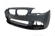 BMW serija 5 F10/F11 2010–2016 Lip spojler sprednjega odbijača DPT Lip V-1 (za M-Performance, sijajno črna) fotografija 10