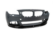 BMW serija 5 F10/F11 2010–2016 Lip spojler sprednjega odbijača DPT Lip V-1 (za M-Performance, sijajno črna) fotografija 11