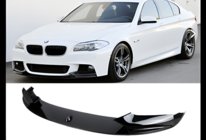 BMW serija 5 F10/F11 2010–2016 Lip spojler sprednjega odbijača DPT Lip V-1 (za M-Performance, sijajno črna) fotografija 2