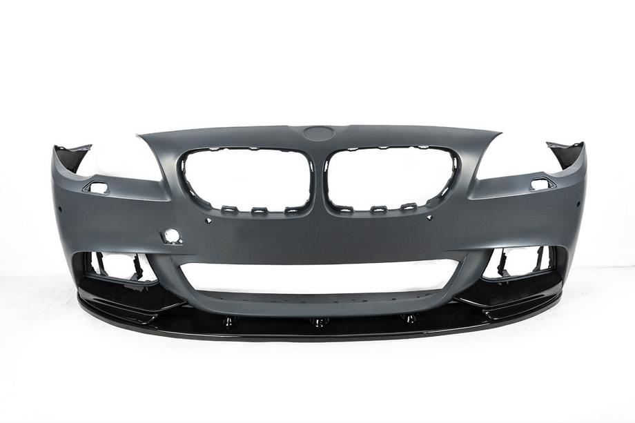 BMW serija 5 F10/F11 2010–2016 Lip spojler sprednjega odbijača DPT Lip V-2 (za M-Performance, črna visok sijaj) Fotografija 7