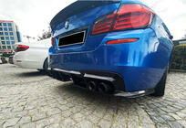 BMW serija 5 F10/F11 2010–2016 Zadnji difuzor DPT V-1 (za M-Performance, sijaj črna) fotografija 1