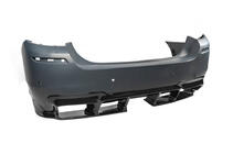 BMW serija 5 F10/F11 2010–2016 Zadnji difuzor DPT V-1 (za M-Performance, sijaj črna) fotografija 15