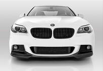 BMW serija 5 F10/F11 2010–2016 Lip spojler prednjega odbijača DPT Lip V-3 (za M-Performance, sijajno črna) fotografija 5