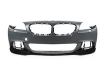 BMW serija 5 F10/F11 2010–2016 Lip spojler prednjega odbijača DPT Lip V-3 (za M-Performance, sijajno črna) fotografija 8