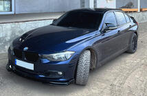 BMW serija 3 F30/F31 2012–2019 DPT Lip spojler (lip) za sprednji odbijač za serijsko različico (2015-2018, sijajno črna) fotografija 4