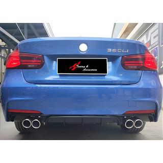 Zadnji difuzor DPT V-2 (za M Performance, sijajno črna) BMW serija 3 F30/F31 2012–2019 fotografija 1