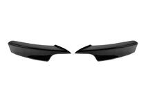 BMW serija 3 F30/F31 2012–2019 Sprednja lipa odbijača DPT Flap (za M-Performance, črna visok sijaj) fotografija 2