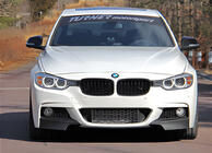 BMW serija 3 F30/F31 2012–2019 Sprednja lipa odbijača DPT Flap (za M-Performance, črna visok sijaj) fotografija 1
