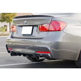 Zadnji difuzor DPT V-4 (za M Performance, sijajno črna) BMW serija 3 F30/F31 2012–2019 fotografija 1