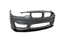 BMW serija 3 F30/F31 2012–2019 DPT Lip V-2 lip spojler sprednjega odbijača (Za M3, črna sijaj) fotografija 13