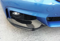 BMW serija 4 F32/F33/F36 2012–2020 Lip sprednjega odbijača DPT Flap V-1 (za M-Technic, sijaj črna) fotografija 6