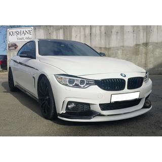 Lip spojler sprednjega odbijača DPT Flap V-3 (za M-Sport, črna sijajna) BMW serija 4 F32/F33/F36 2012–2020 fotografija 1