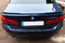 BMW serija 5 G30/G31 2017–2023 Spojler M4-Style (črna visok sijaj) fotografija 12