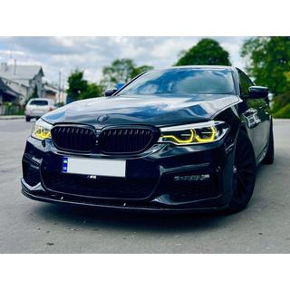 Lip spojler sprednjega odbijača DPT Lip V1 (za M-Performance 2017-2020, črn sijaj) BMW serija 5 G30/G31 2017–2023 fotografija 3