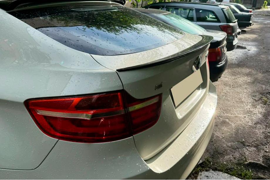 BMW X6 E71 2008–2014 DPT spojler (črna visok sijaj) Image