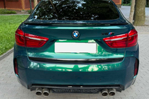 BMW X6 F16 2014–2019 DPT spojler (črna visok sijaj) fotografija 5
