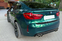 BMW X6 F16 2014–2019 DPT spojler (črna visok sijaj) fotografija 3