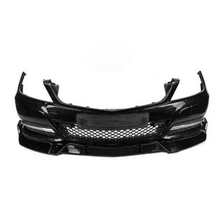 Lip spojler sprednjega odbijača DPT V1 (2011-2015, črna sijaj) Mercedes razred C W204 2007–2015 fotografija 4