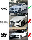 Mercedes C-class W205 2014–2021 Lip spojler sprednjega odbijača DPT V1 (2014-2018, samo za AMG-Line, sijajno črna) fotografija 3