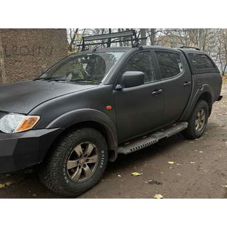 Stranske stopnice Dakar V2 z LED (2019+, 2 kosa, kovina) Mitsubishi L200 2015–2024 fotografija 2
