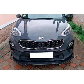 Univerzalni sprednji lip dodatek DPT V-1 (ABS, črna visok sijaj) fotografija 2