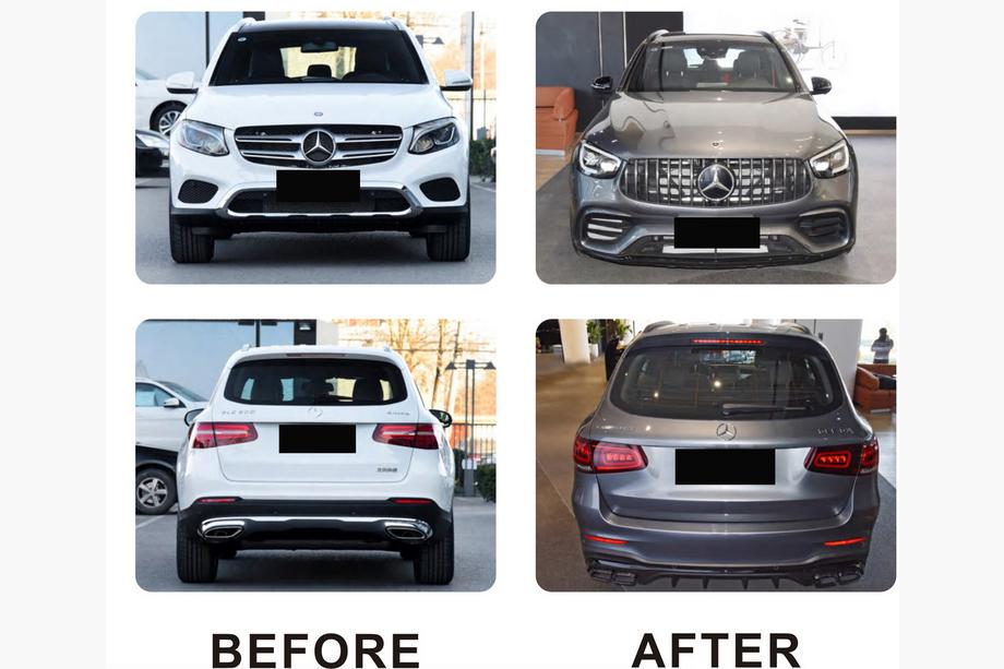 Mercedes GLC X253 2015–2022 Restyling komplet za GLC63 2022 Fotografija 14