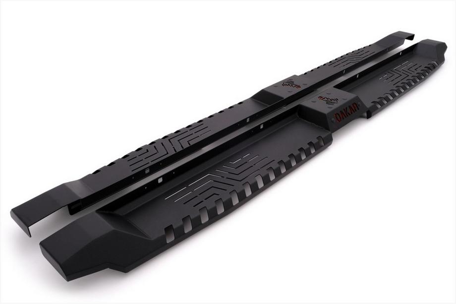 Mitsubishi L200 2015–2024 Stranske stopnice Dakar V2 brez LED (2015-2019, 2 kosa, kovina) Image