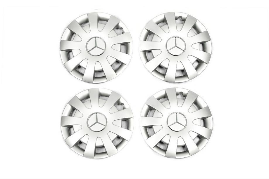 Mercedes Sprinter W907/W910 2018– Okrasni pokrovi koles sivi ABS (1-robni, 4 kosi) Image