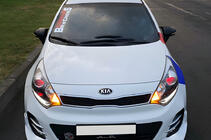 Kia Rio 2012–2017 BMW-Style pokrovi ogledal (s smernikom, 2 kosa) fotografija 10