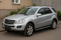 Mercedes ML W164 2005–2011 Vetrni deflektorji za okna, vgradni (4 kos, Esa) fotografija 1