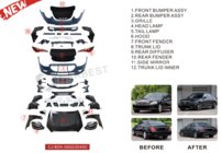 Mercedes S-class W221 2005–2013 Komplet za facelift za W223 AMG Line fotografija 10