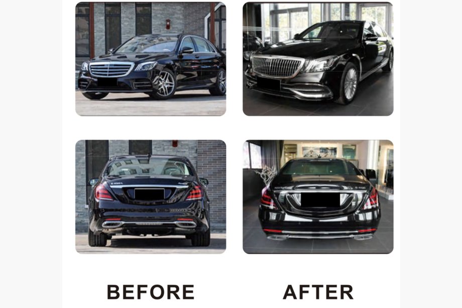 Mercedes S-class W222 2013–2022 Facelift komplet za Maybach (z lucmi) Image