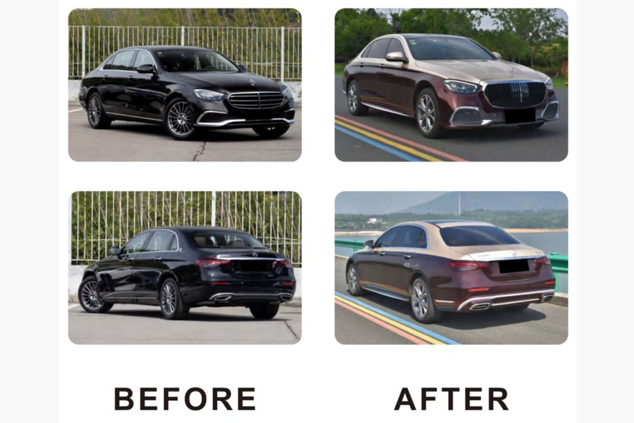 Mercedes Razred E W213 2016–2023 Maybach komplet bodykita (za 2020-2024) Fotografija 3