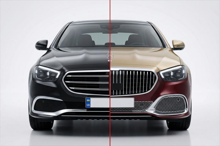 Mercedes Razred E W213 2016–2023 Maybach komplet bodykita (za 2020-2024) Fotografija 1