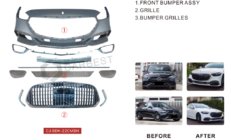 Mercedes razred C W206 2022– Sprednji odbijač komplet (Maybach) fotografija 2