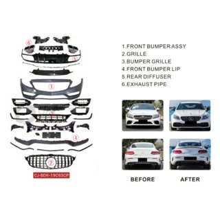 Komplet karoserijskih dodatkov z difuzorjem za Coupe (AMG C63-designs 2018-2021) fotografija 2