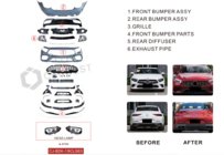 Mercedes CLS C257 2018– AMG GTS63 body kit komplet fotografija 28