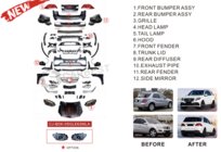 Mercedes ML W164 2005–2011 Komplet za facelift za W166 GLE63 AMG fotografija 4