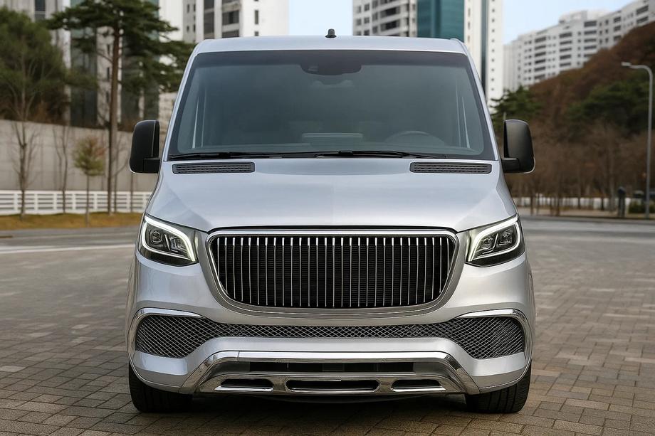 Mercedes Sprinter W907/W910 2018– Sprednji odbijač z masko hladilnika (Maybach) Image