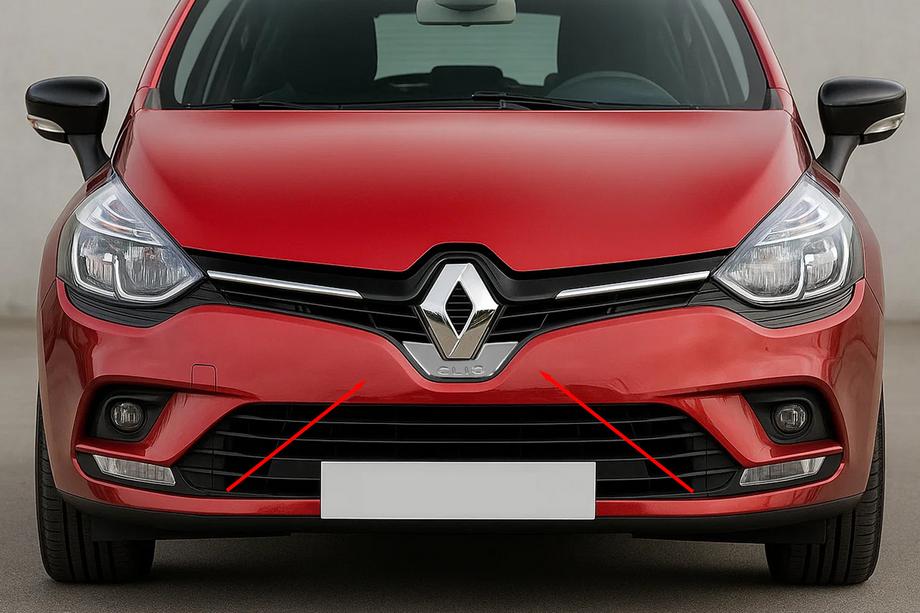 Renault Clio IV 2012–2019 Carmos okvir sprednjega emblema (nerjaveče jeklo) Image