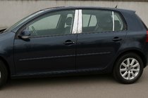 Volkswagen Golf 5 2003–2009 Nerjaveče obloge stebričkov vrat (6 kos) fotografija 1