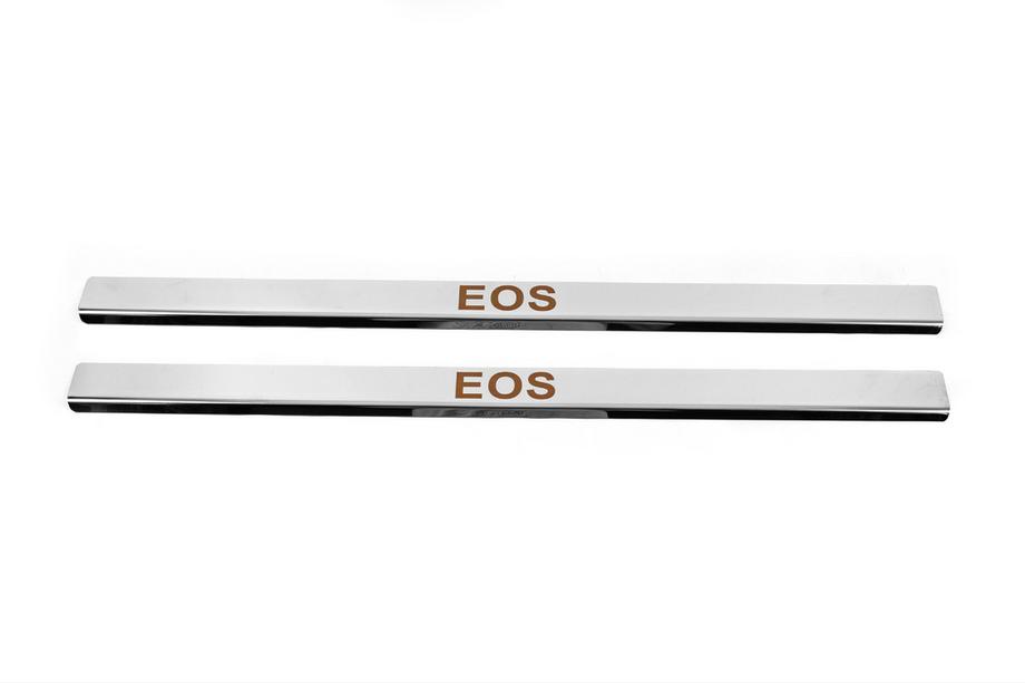 Volkswagen EOS 2011–2016 Vstopne letvice Carmos (2 kosa, nerjavno jeklo) Image