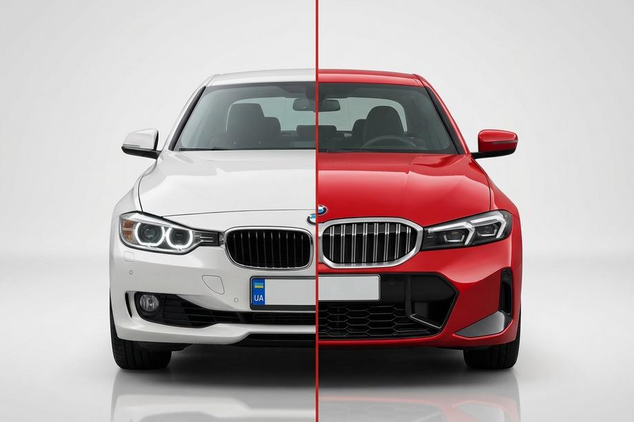 BMW serija 3 F30/F31 2012–2019 Komplet za facelift (za G20 2023, M-Tech) Image