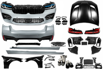 BMW serija 5 G30/G31 2017–2023 Restyling komplet s pokrovom motorja in blatniki (za predelavo v M5 Competition 2021) fotografija 2
