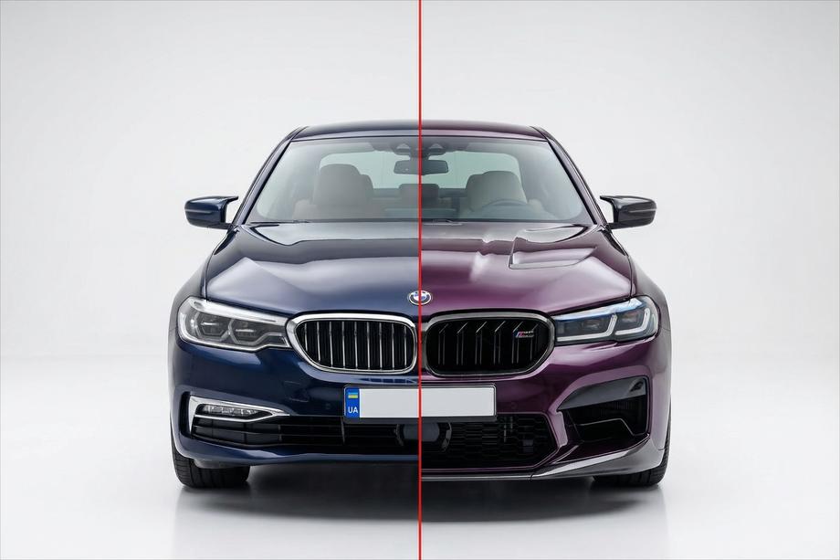 BMW serija 5 G30/G31 2017–2023 Restyling komplet s pokrovom motorja in blatniki (za predelavo v M5 Competition 2021) Image