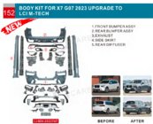 BMW X7 G07 2019– M-Performance karoserijski komplet z masko hladilnika (2023+) fotografija 2